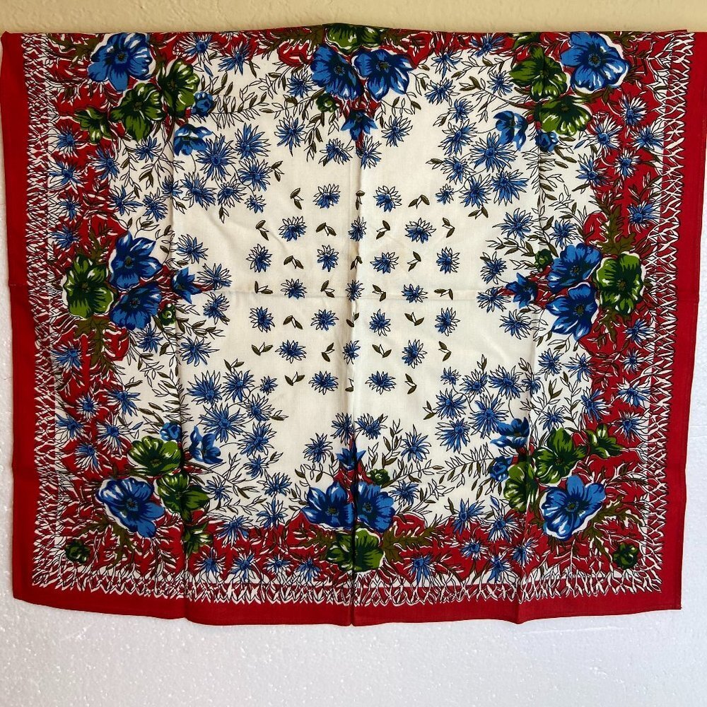 NWOT Vintage Square scarf 100% cotton
